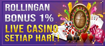 BONUS KOMISI LIVE CASINO HINGGA 1%