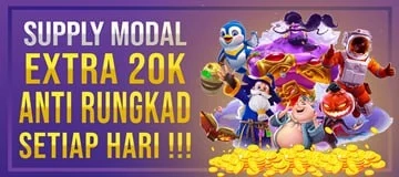 Promosi Supply Modal Extra 20K - RATU77
